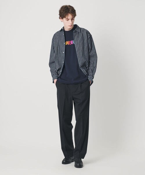 BEAUTY&YOUTH UNITED ARROWS（ビューティーアンドユースユナイテッドアローズ）の「ストライプ デニム オーバー シャツ（シャツ/ブラウス・メンズ・コバルトブルー・M/L/XL/S）」の14枚目の写真