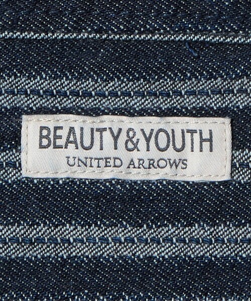BEAUTY&YOUTH UNITED ARROWS（ビューティーアンドユースユナイテッドアローズ）の「ストライプ デニム オーバー シャツ（シャツ/ブラウス・メンズ・コバルトブルー・M/L/XL/S）」の11枚目の写真