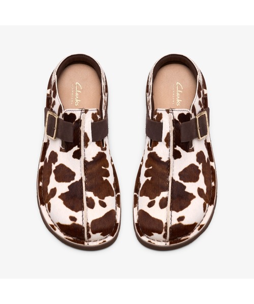 Clarks(クラークス)の「Solsbury Mule. / レディースソルスブリーミュール (カウプリント)(サンダル・レディース・アニマル・UK5.5/UK4.5/UK4/UK3.5/UK3/UK5/UK6)」の9枚目の写真