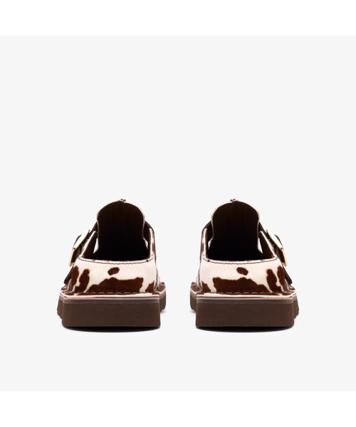 Clarks(クラークス)の「Solsbury Mule. / レディースソルスブリーミュール (カウプリント)(サンダル・レディース・アニマル・UK5.5/UK4.5/UK4/UK3.5/UK3/UK5/UK6)」の8枚目の写真