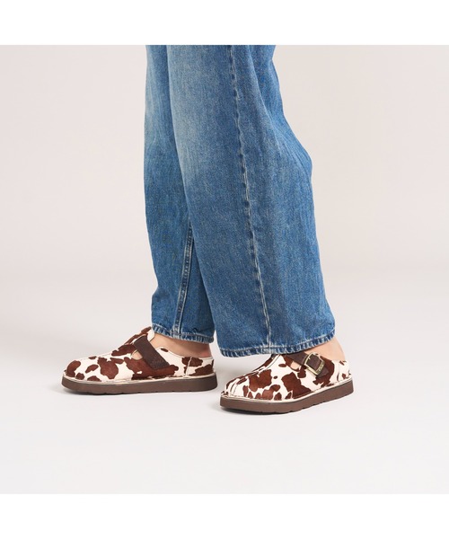 Clarks(クラークス)の「Solsbury Mule. / レディースソルスブリーミュール (カウプリント)(サンダル・レディース・アニマル・UK5.5/UK4.5/UK4/UK3.5/UK3/UK5/UK6)」の15枚目の写真