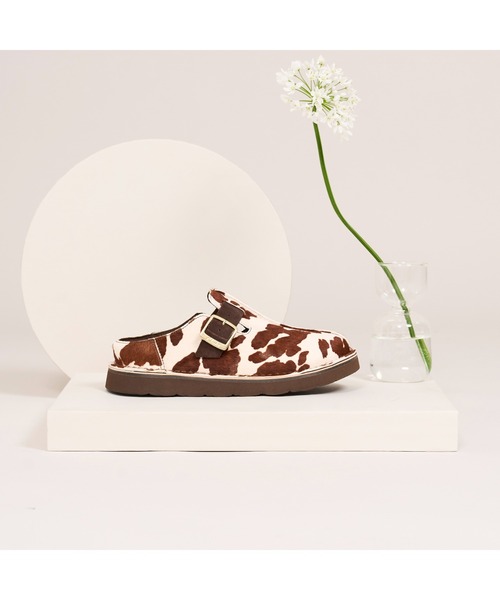 Clarks(クラークス)の「Solsbury Mule. / レディースソルスブリーミュール (カウプリント)(サンダル・レディース・アニマル・UK5.5/UK4.5/UK4/UK3.5/UK3/UK5/UK6)」の21枚目の写真