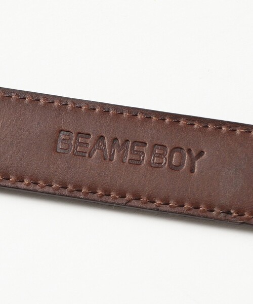 BEAMS BOY(ビームスボーイ)の「25mm クロコ フェザー ベルト(ベルト・レディース・ブラック/ブラウン・ONE SIZE)」の5枚目の写真