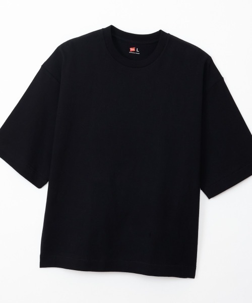 HANES(ヘインズ)の「【Hanes/ヘインズ】メンズ Hanes THE RELAX オーバーサイズド クルーネックTシャツ(Tシャツ/カットソー・メンズ・ホワイト/ブラック・L/M/XL/S)」の11枚目の写真