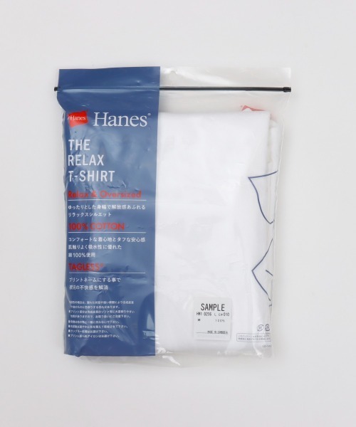 HANES(ヘインズ)の「【Hanes/ヘインズ】メンズ Hanes THE RELAX オーバーサイズド クルーネックTシャツ(Tシャツ/カットソー・メンズ・ホワイト/ブラック・L/M/XL/S)」の21枚目の写真