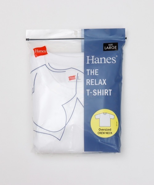 HANES(ヘインズ)の「【Hanes/ヘインズ】メンズ Hanes THE RELAX オーバーサイズド クルーネックTシャツ(Tシャツ/カットソー・メンズ・ホワイト/ブラック・L/M/XL/S)」の20枚目の写真