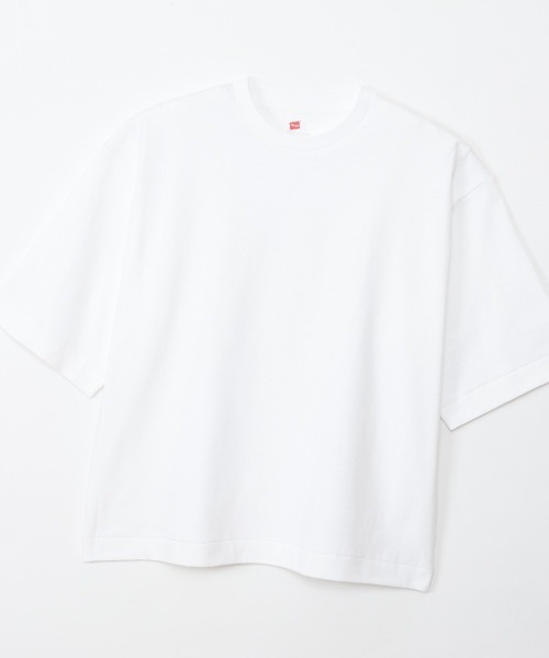 HANES(ヘインズ)の「【Hanes/ヘインズ】メンズ Hanes THE RELAX オーバーサイズド クルーネックTシャツ(Tシャツ/カットソー・メンズ・ホワイト/ブラック・L/M/XL/S)」の18枚目の写真