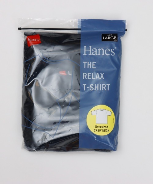 HANES(ヘインズ)の「【Hanes/ヘインズ】メンズ Hanes THE RELAX オーバーサイズド クルーネックTシャツ(Tシャツ/カットソー・メンズ・ホワイト/ブラック・L/M/XL/S)」の14枚目の写真