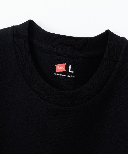 HANES(ヘインズ)の「【Hanes/ヘインズ】メンズ Hanes THE RELAX オーバーサイズド クルーネックTシャツ(Tシャツ/カットソー・メンズ・ホワイト/ブラック・L/M/XL/S)」の13枚目の写真