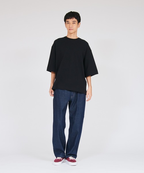HANES(ヘインズ)の「【Hanes/ヘインズ】メンズ Hanes THE RELAX オーバーサイズド クルーネックTシャツ(Tシャツ/カットソー・メンズ・ホワイト/ブラック・L/M/XL/S)」の7枚目の写真