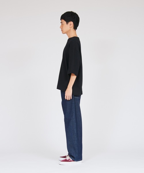 HANES(ヘインズ)の「【Hanes/ヘインズ】メンズ Hanes THE RELAX オーバーサイズド クルーネックTシャツ(Tシャツ/カットソー・メンズ・ホワイト/ブラック・L/M/XL/S)」の8枚目の写真