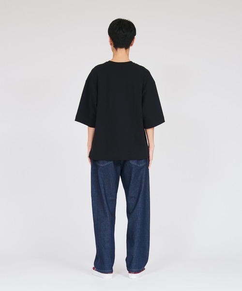 HANES(ヘインズ)の「【Hanes/ヘインズ】メンズ Hanes THE RELAX オーバーサイズド クルーネックTシャツ(Tシャツ/カットソー・メンズ・ホワイト/ブラック・L/M/XL/S)」の9枚目の写真