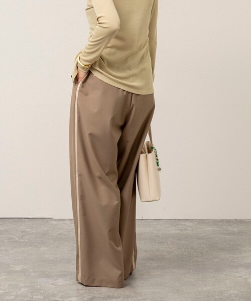 MAQWEL（マクウェル）の「【MAQWEL/マクウェル】ウォッシャブルラインパンツ（その他パンツ・レディース・ライトグレー/ベージュ・M/S）」の10枚目の写真