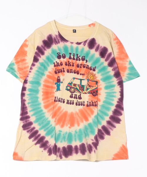 チャイハネ(チャイハネ)の「【チャイハネ】ヒピタイメンズTシャツ(Tシャツ/カットソー・メンズ・オレンジ/ベージュ/ブルー・FREE)」の1枚目の写真