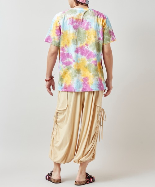 チャイハネ(チャイハネ)の「【チャイハネ】ヒピタイメンズTシャツ(Tシャツ/カットソー・メンズ・オレンジ/ベージュ/ブルー・FREE)」の9枚目の写真