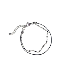 L'OMBRILLANT（ロンブリアン）の「ブラックレイヤードヴィンテージブレスレット（ブレスレット）」