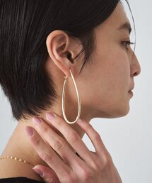 LOUNGEDRESS | 【GALENA/ガレナ】ドロップフープイヤリング(ピアス（両耳用）)