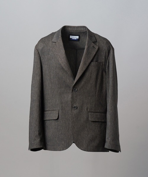 MAISON SPECIAL(メゾンスペシャル)の「《UNISEX》LINEN MIX Relax-Over 2B Tailored Jacket/リネンミックスリラックスオーバー2Bテーラードジャケット【MAISON SPECIAL/メゾンスペシャル】■セットアップ対応■(テーラードジャケット・メンズ・ブラック/ネイビー/アイボリー・2/1/0)」の18枚目の写真