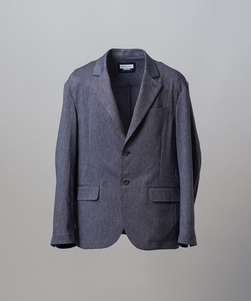 MAISON SPECIAL(メゾンスペシャル)の「《UNISEX》LINEN MIX Relax-Over 2B Tailored Jacket/リネンミックスリラックスオーバー2Bテーラードジャケット【MAISON SPECIAL/メゾンスペシャル】■セットアップ対応■(テーラードジャケット・メンズ・ブラック/ネイビー/アイボリー・2/1/0)」の19枚目の写真