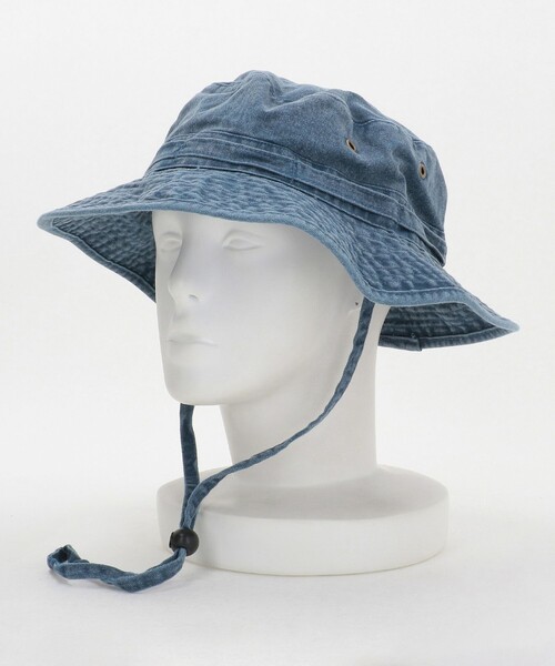 Steven Alan(スティーブンアラン)の「<VILLAGE HAT SHOP> HAT Booney/ハット(ハット・メンズ・オフホワイト/ネイビー・FREE)」の9枚目の写真