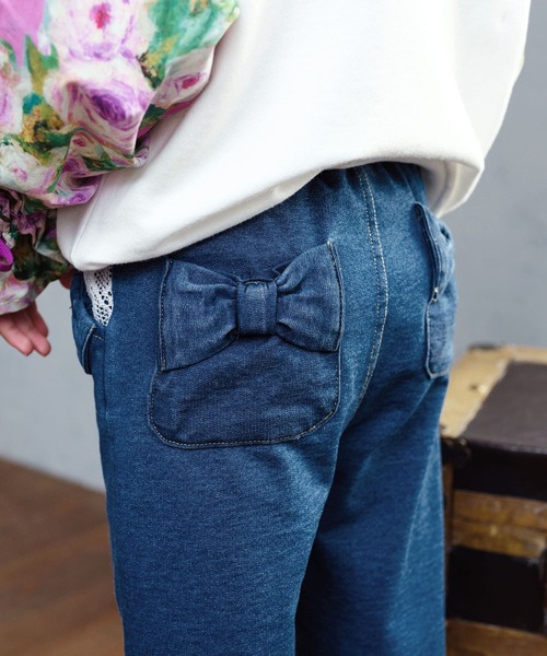 Rora（ローラ）の「ラズリ ロールアップ デニムパンツ（デニムパンツ・キッズ・ブルー・110cm/120cm/130cm/140cm/150cm）」の10枚目の写真