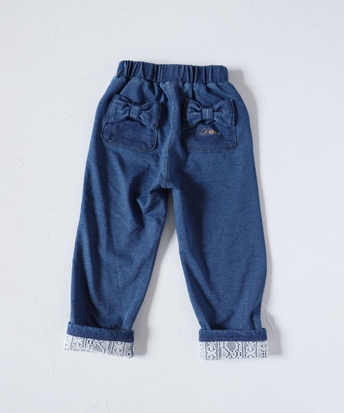 Rora（ローラ）の「ラズリ ロールアップ デニムパンツ（デニムパンツ・キッズ・ブルー・110cm/120cm/130cm/140cm/150cm）」の18枚目の写真