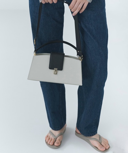 Flap Trapezoid Leather Bag（ショルダーバッグ）｜CULLNI（クルニ）の