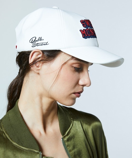 DOUBLE STANDARD CLOTHING(ダブルスタンダードクロージング)の「オリジナルロゴ コットンエアーキャップ(キャップ・レディース・オフホワイト/ピンク/ネイビー・FREE)」の22枚目の写真
