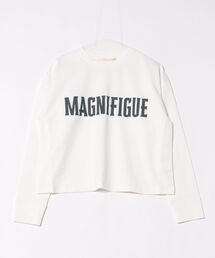 【ミニ裏毛MAGNIFIGUE ロゴPTロングTシャツ】