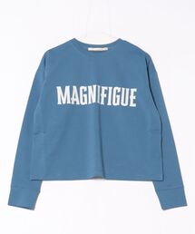 【ミニ裏毛MAGNIFIGUE ロゴPTロングTシャツ】
