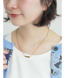 Samansa Mos2（サマンサ モスモス）の「カーブモチーフネックレス（ネックレス）」