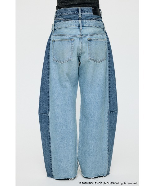 MOUSSY(マウジー)の「INSILENCE DOUBLE WAIST BAGGY(デニムパンツ MOUSSY(マウジー)の「INSILENCE DOUBLE WAIST BAGGY(デニムパンツ