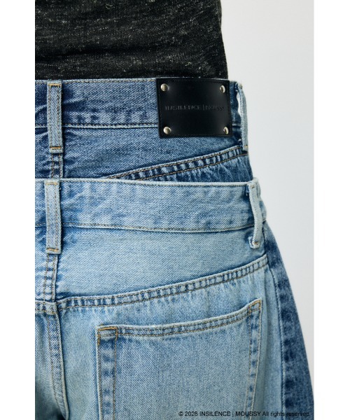 MOUSSY（マウジー）の「INSILENCE DOUBLE WAIST BAGGY（デニムパンツ