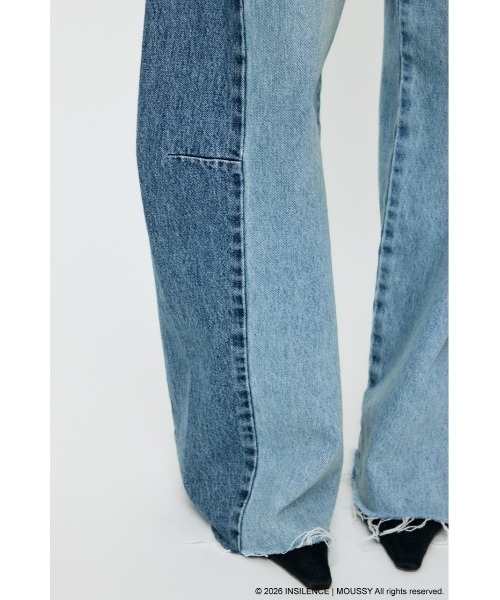 MOUSSY（マウジー）の「INSILENCE DOUBLE WAIST BAGGY（デニムパンツ