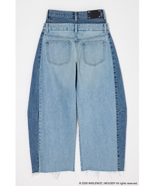 MOUSSY（マウジー）の「INSILENCE DOUBLE WAIST BAGGY（デニムパンツ