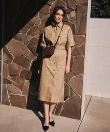 EFFE BEAMS | コンパクト ギャバ ワンピース(ワンピース)