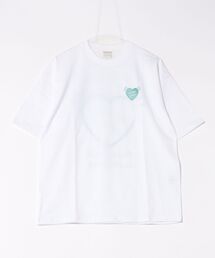 ハートプリント半袖Tシャツ