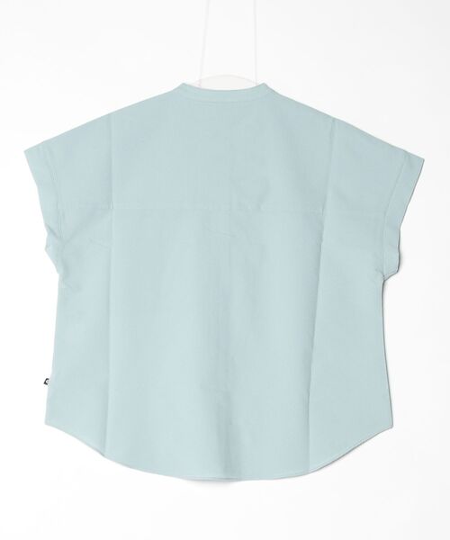 CONVERSE(コンバース)の「コンバース SEERSUCKER STAND CL SHIRT L シアサッカーシャツ(シャツ/ブラウス・レディース・ブルー/チャコールグレー・M/L)」の3枚目の写真