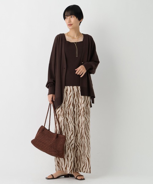 Elura（エルーラ）の「サマープロテクトガウンカーディガン/659657（カーディガン/ボレロ・レディース・ブラック/グレイッシュベージュ/ダークブラウン/ホワイト・MEDIUM/SMALL）」の21枚目の写真