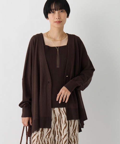 Elura（エルーラ）の「サマープロテクトガウンカーディガン/659657（カーディガン/ボレロ・レディース・ブラック/グレイッシュベージュ/ダークブラウン/ホワイト・MEDIUM/SMALL）」の20枚目の写真