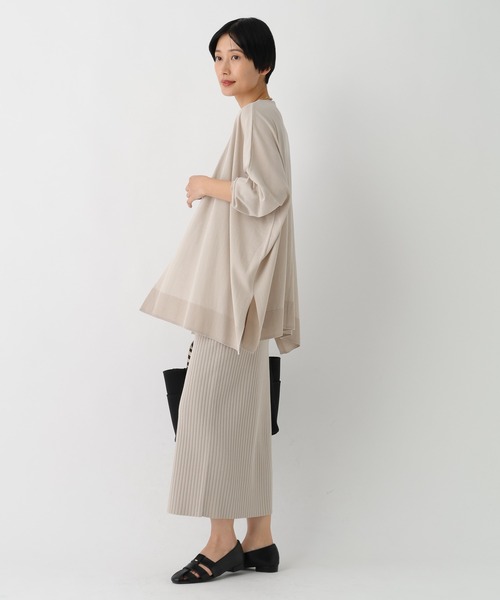 Elura（エルーラ）の「サマープロテクトガウンカーディガン/659657（カーディガン/ボレロ・レディース・ブラック/グレイッシュベージュ/ダークブラウン/ホワイト・MEDIUM/SMALL）」の18枚目の写真