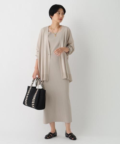 Elura（エルーラ）の「サマープロテクトガウンカーディガン/659657（カーディガン/ボレロ・レディース・ブラック/グレイッシュベージュ/ダークブラウン/ホワイト・MEDIUM/SMALL）」の19枚目の写真