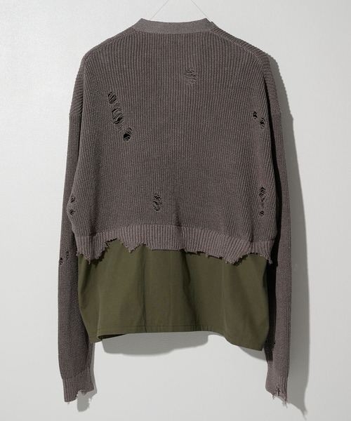 KHOKI/コッキ】Destroyed Knit Cardigan（カーディガン/ボレロ