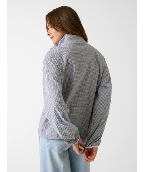 GUESS JEANS（ゲスジーンズ）の「GUESS JEANS Packable Jacket ジャケット（ブルゾン・レディース・ホワイト×ブラック/ライトブルー・MEDIUM/X-SMALL/SMALL）」の3枚目の写真
