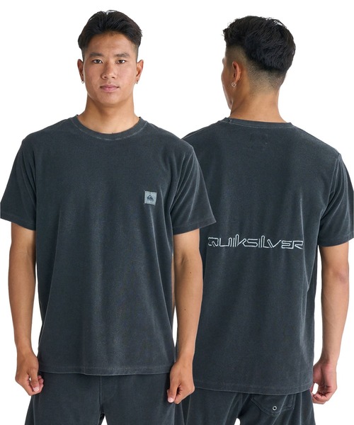Quiksilver(クイックシルバー)の「QUIKSILVER メンズ PG PILE WASH ST Tシャツ 【2026年春夏モデル】(Tシャツ/カットソー・メンズ・グレー/ブラック・X-LARGE/LARGE/MEDIUM)」の1枚目の写真