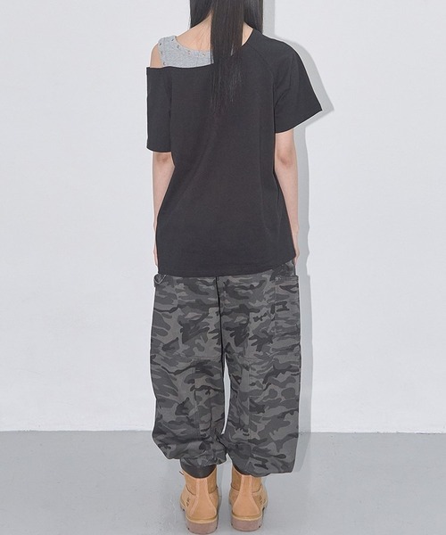 FANCY CLUB(ファンシークラブ)の「FANCY CLUB/ROSARYレイヤードT(Tシャツ/カットソー・レディース・ブラック・FREE)」の5枚目の写真