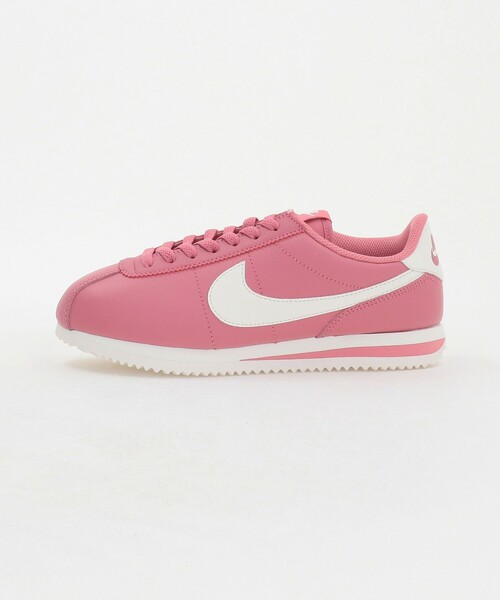 NIKE(ナイキ)の「<NIKE>W CORTEZ LEATHER PK スニーカー(スニーカー・レディース・ピンク・23cm/22.5cm/25cm/25.5cm/23.5cm/24cm/24.5cm)」の1枚目の写真