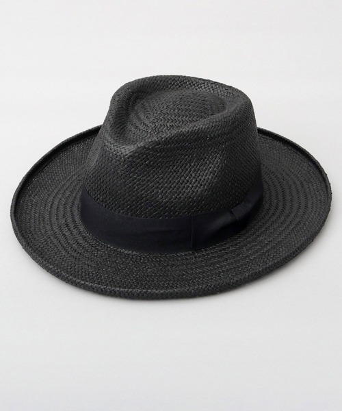 ReqHatter（レックハッター）の「ブリムアップ フラット ロングブリム ペーパー 中折れハット つば広ハット（ハット・メンズ・ブラック/ベージュ/キャメル・FREE）」の4枚目の写真