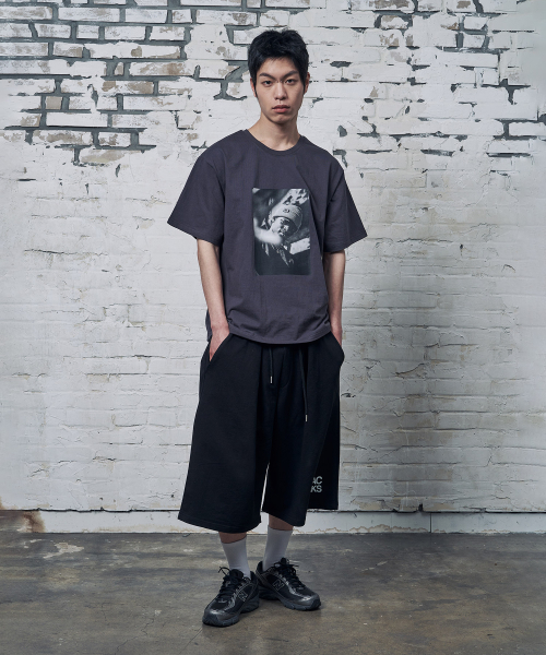 PEID(ペイド)の「PD GANGSTER 半袖Tシャツ チャコール(Tシャツ/カットソー・レディース・チャコール・2/3/4/5/6/1)」の5枚目の写真