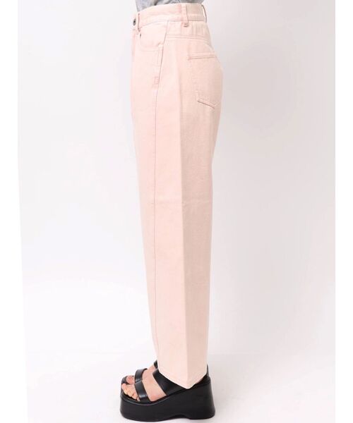 CALNAMUR(カルナムール)の「ワイドシルエットカラーパンツ(デニムパンツ・レディース・ベージュ/ピンク/グリーン・SMALL/MEDIUM)」の14枚目の写真